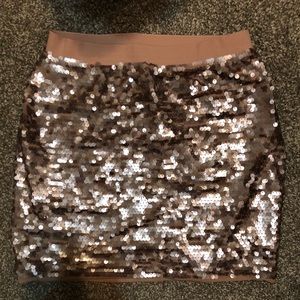 Sequined BCBG mini skirt